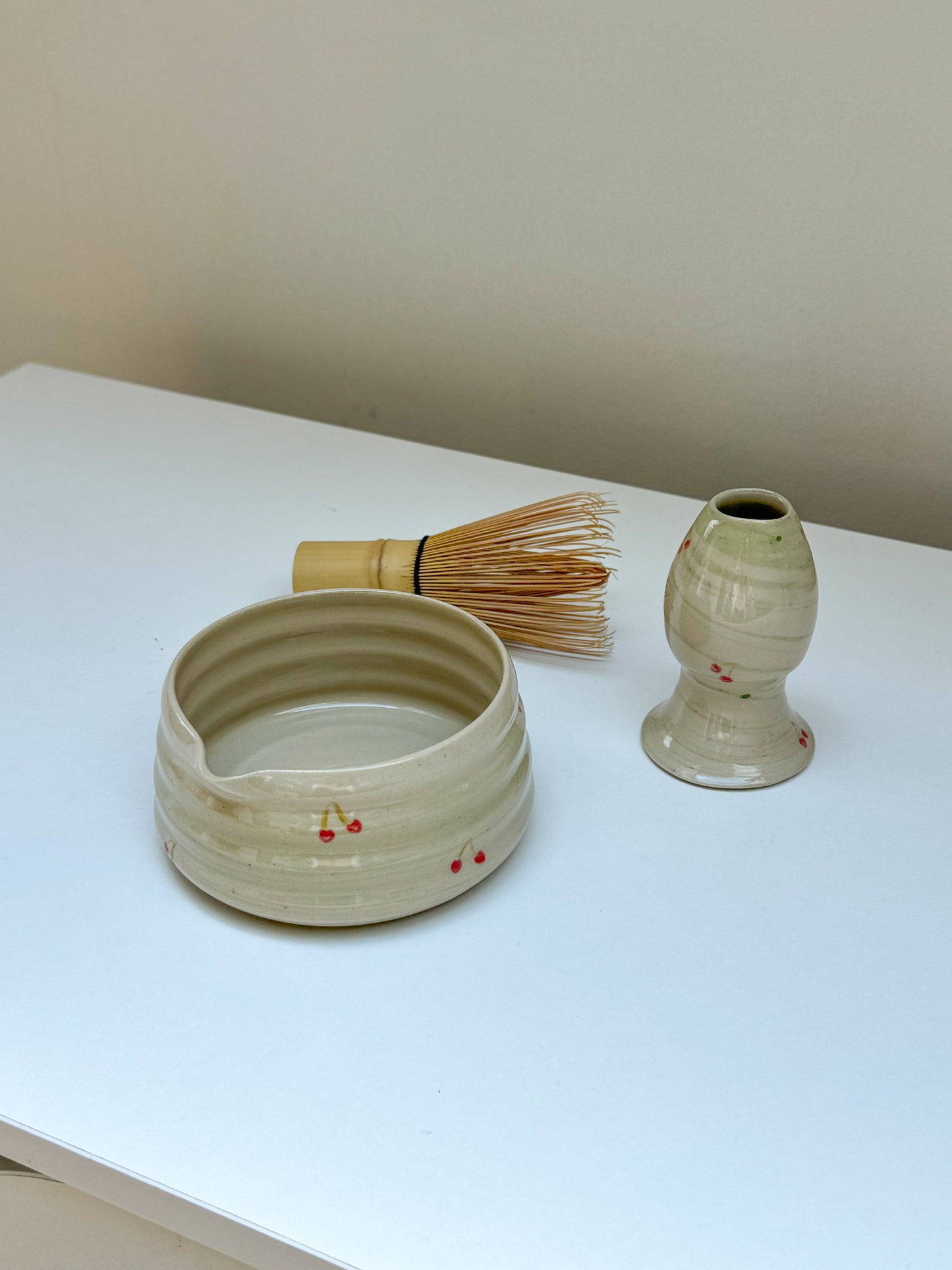 Kit pour le matcha cerises