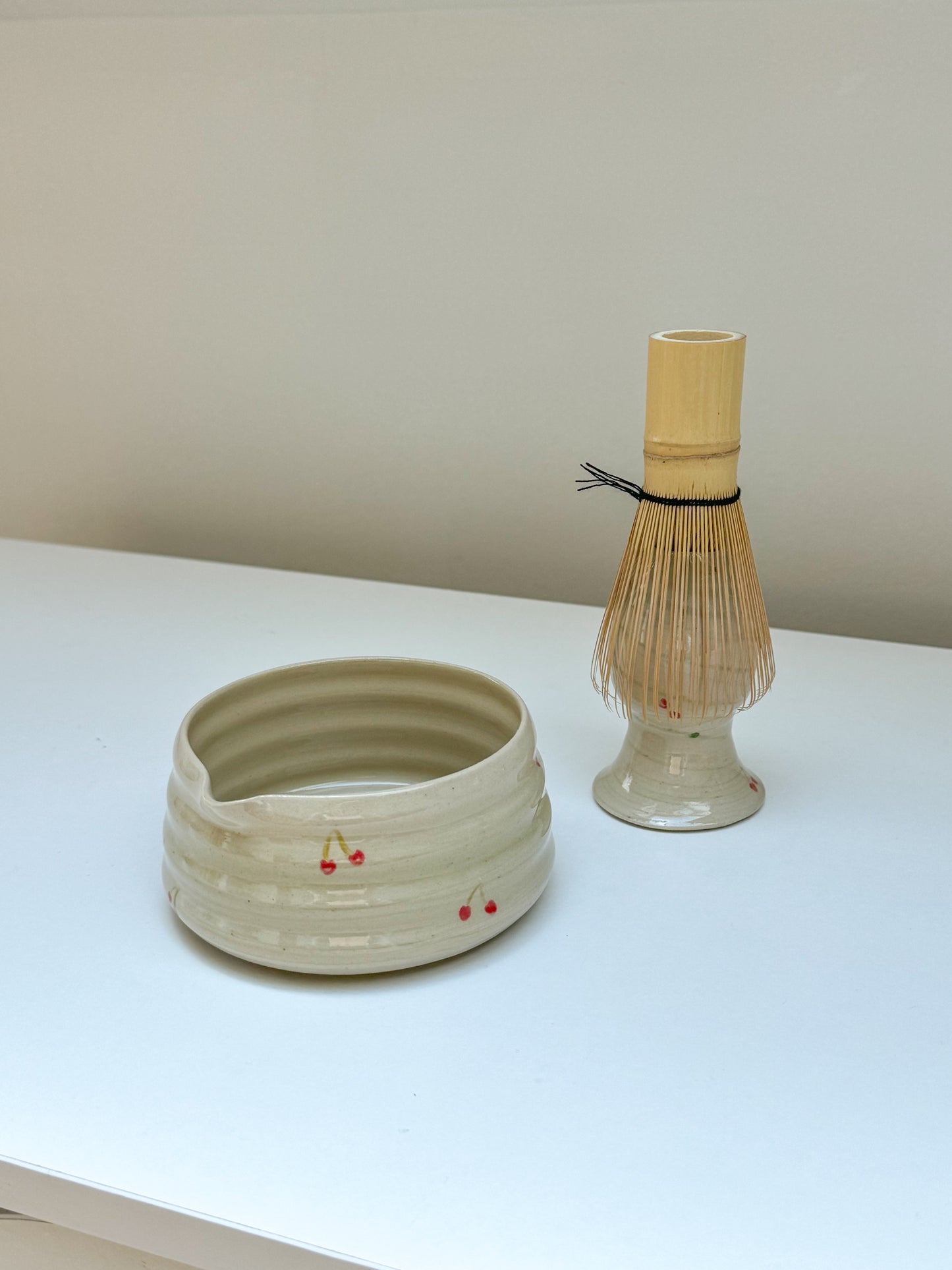 Kit pour le matcha cerises