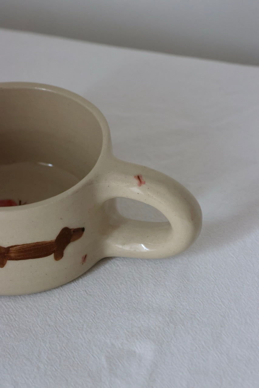 Tasse teckel & papillon