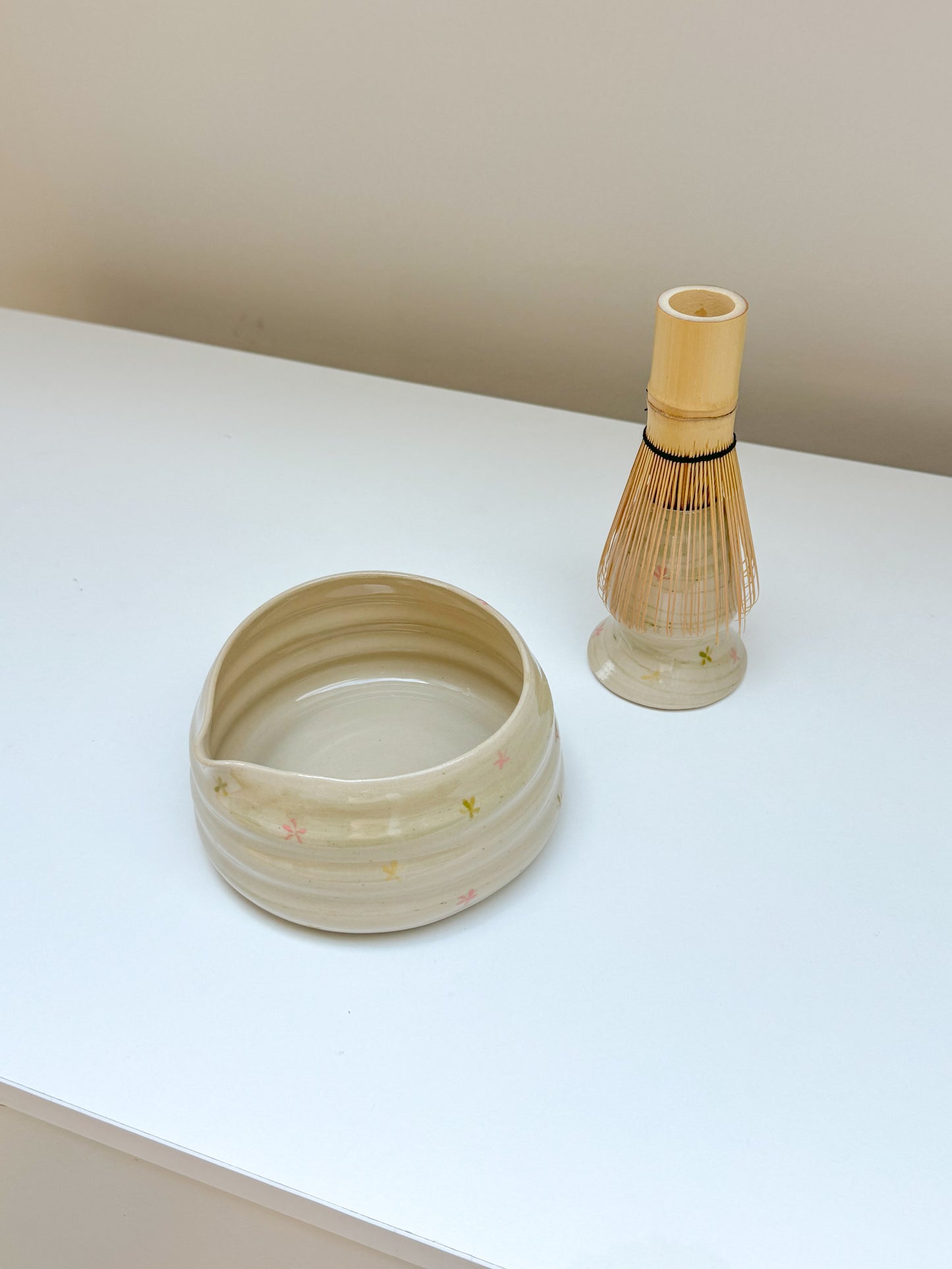 Kit pour le matcha fleurs