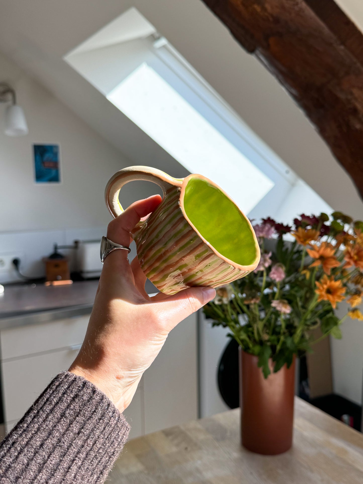Tasse rayée