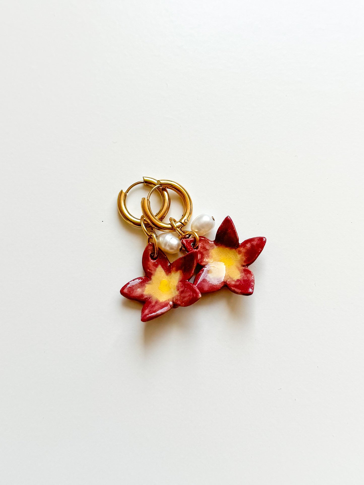 Boucles d’oreille fleur