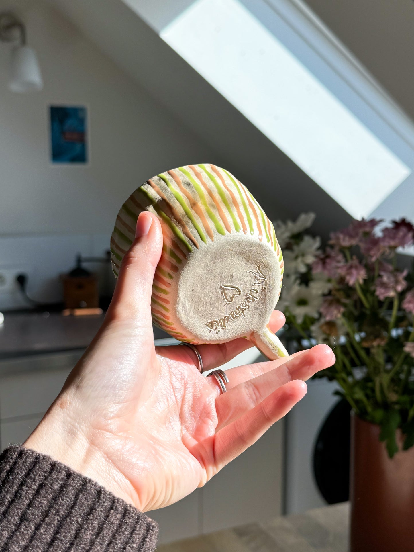Tasse rayée