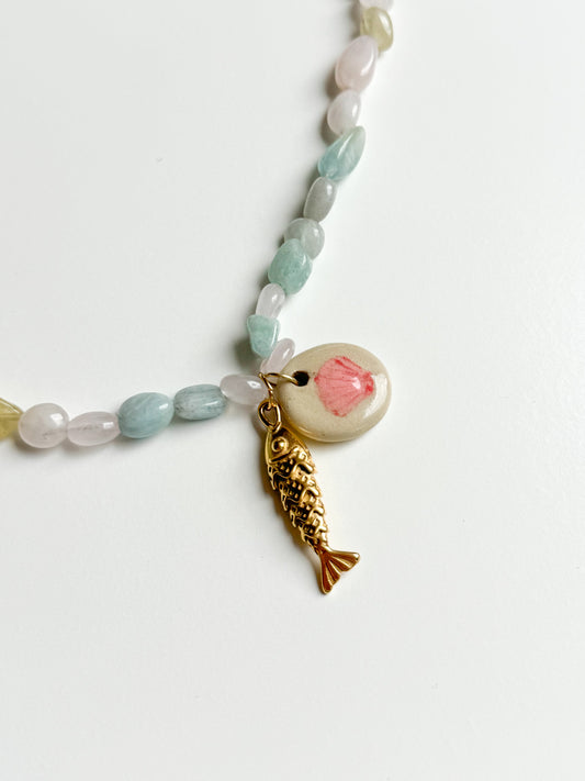Collier coquillage