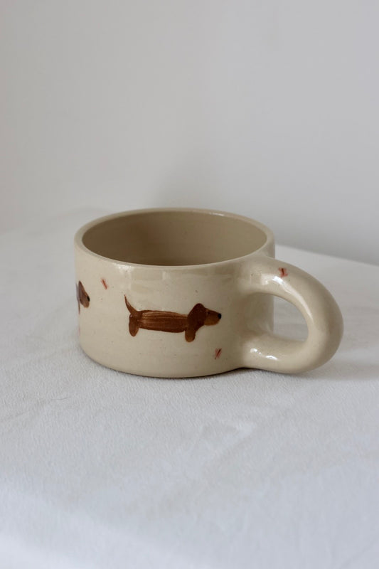 Tasse teckel & papillon