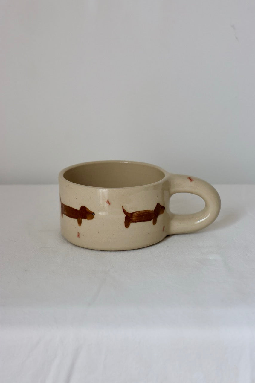 Tasse teckel & papillon