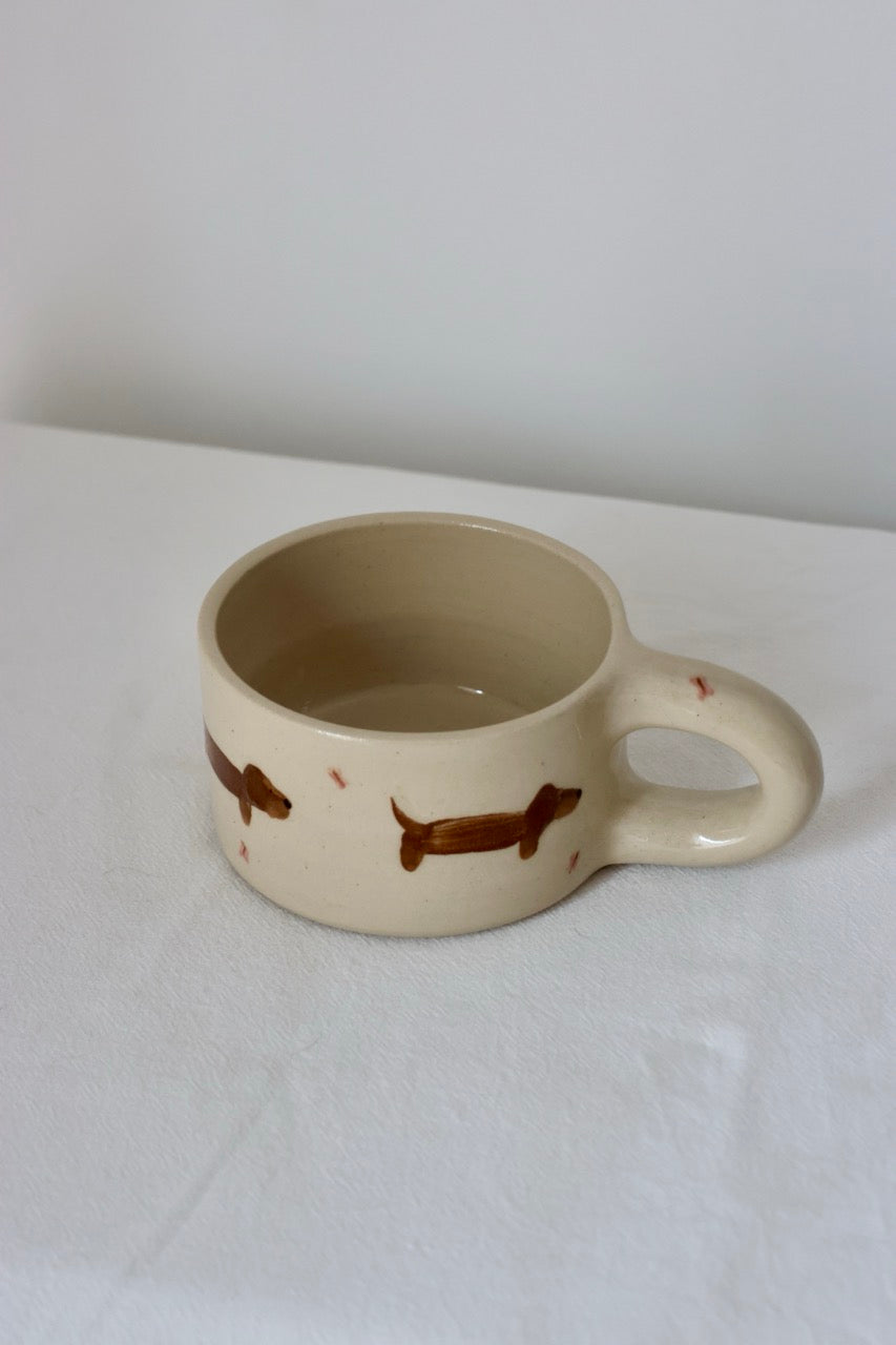 Tasse teckel & papillon