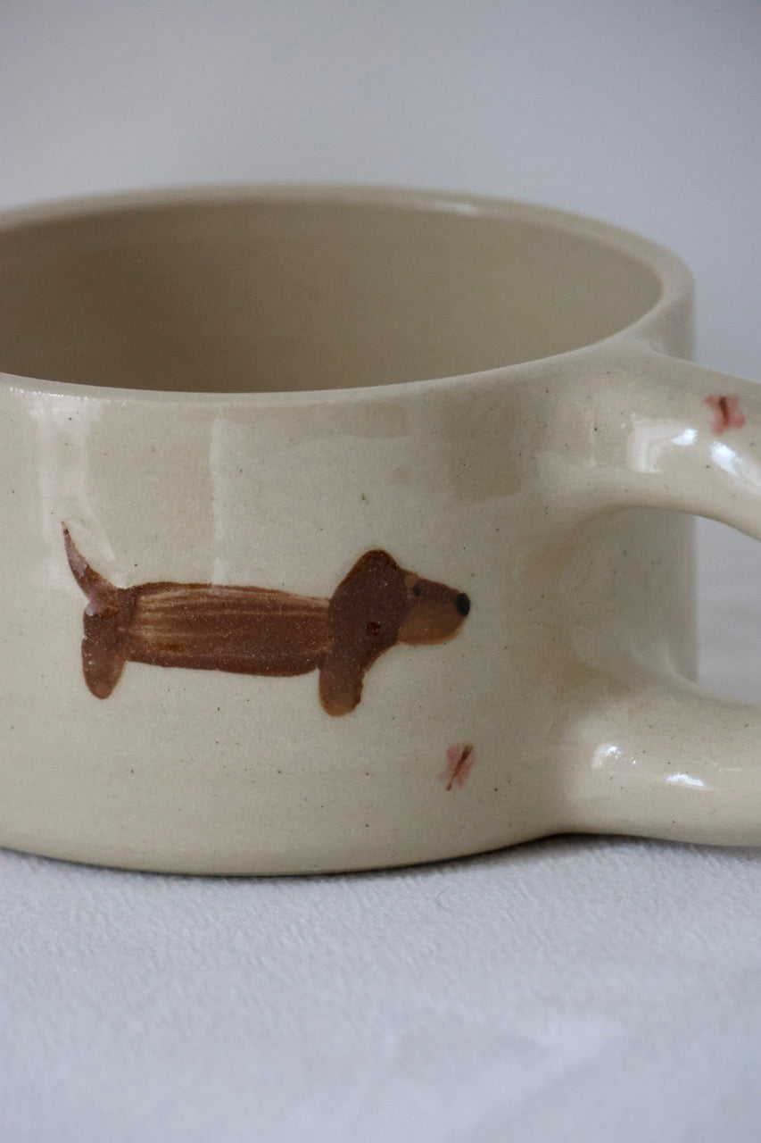 Tasse teckel & papillon