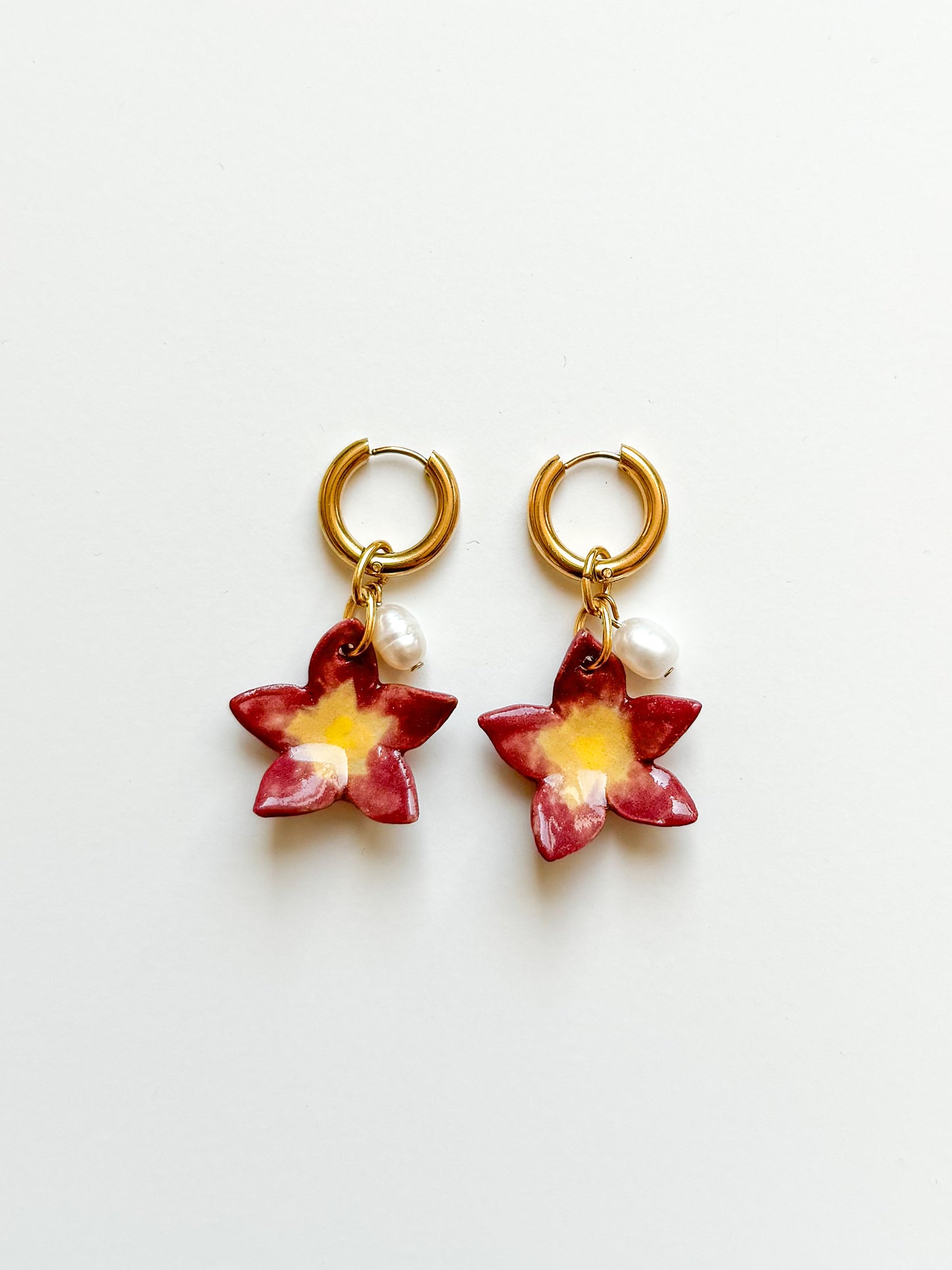 Boucles d’oreille fleur