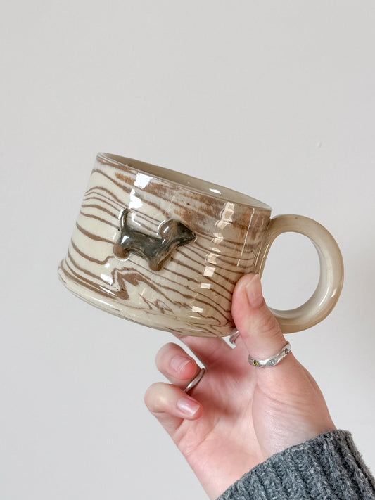 Tasse marbrée teckel