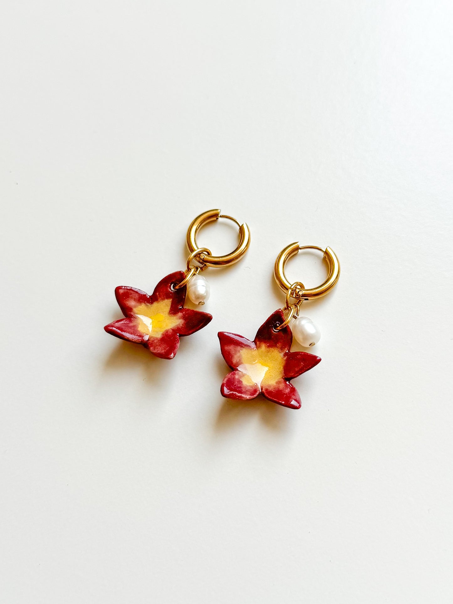 Boucles d’oreille fleur