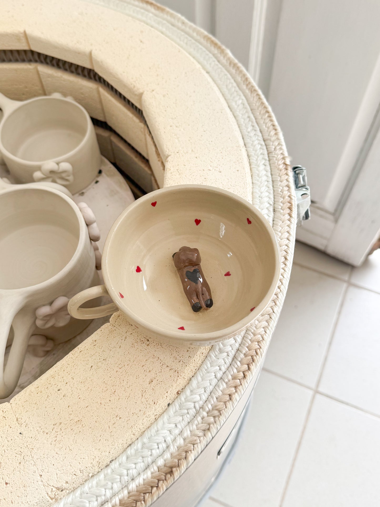 Tasse à cappuccino teckel