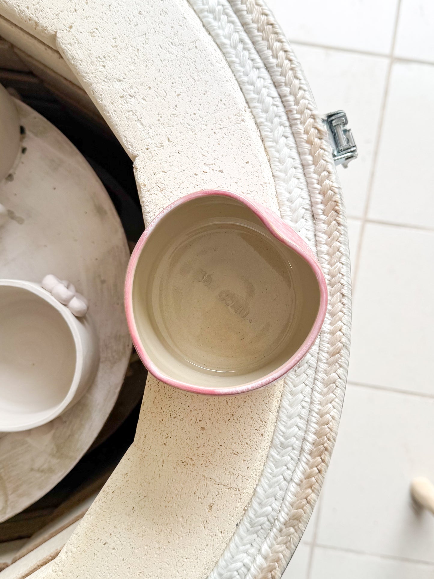 Tasse coeur 'mon coeur'