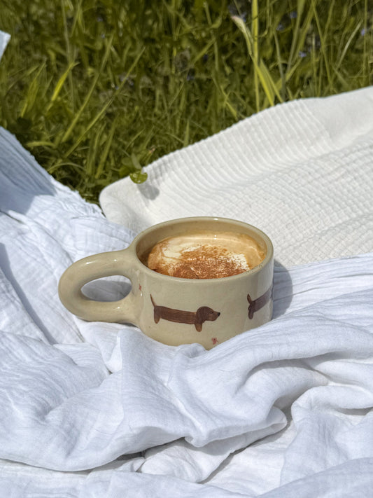Tasse teckel & papillon