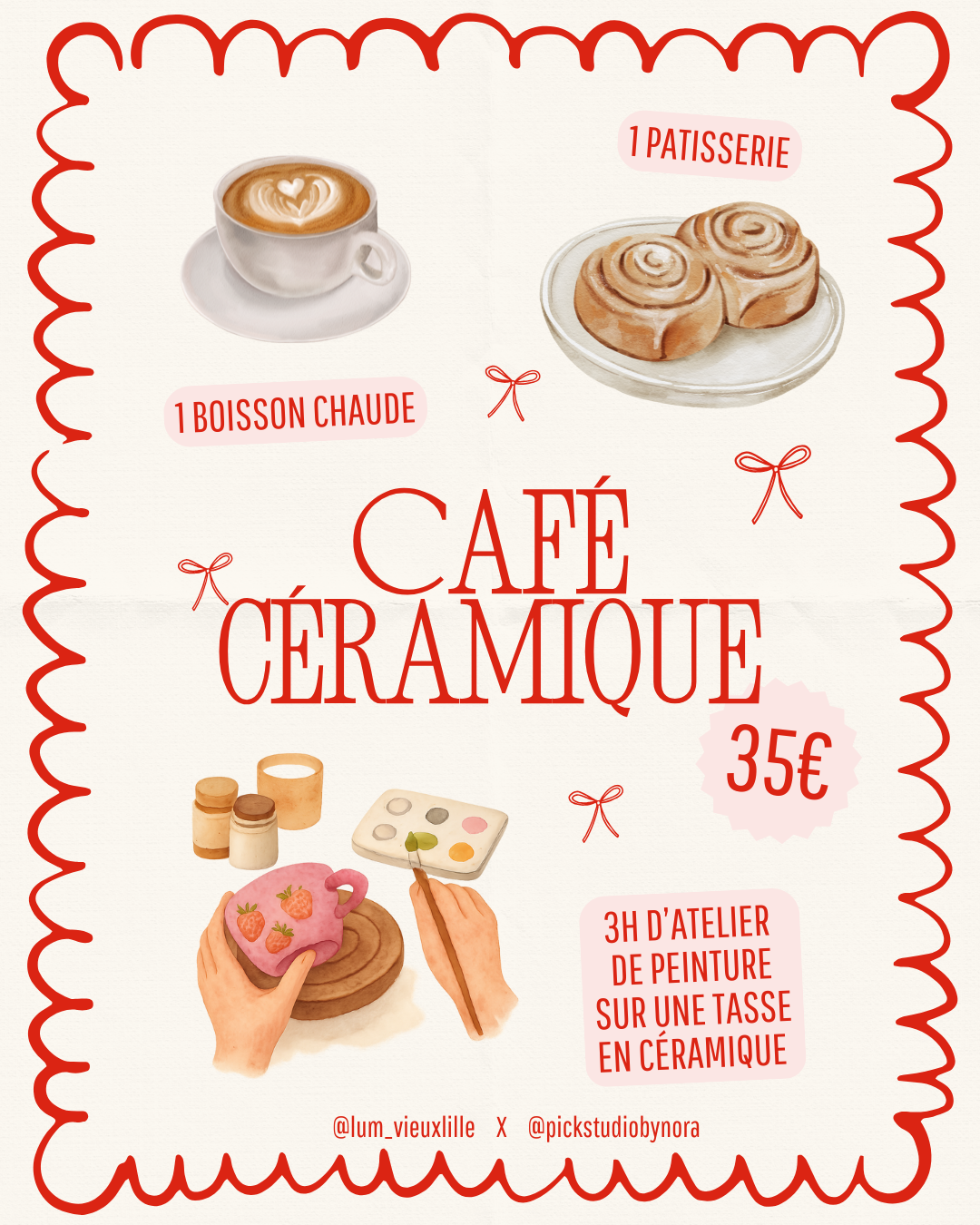 Atelier de peinture sur céramique X Lüm